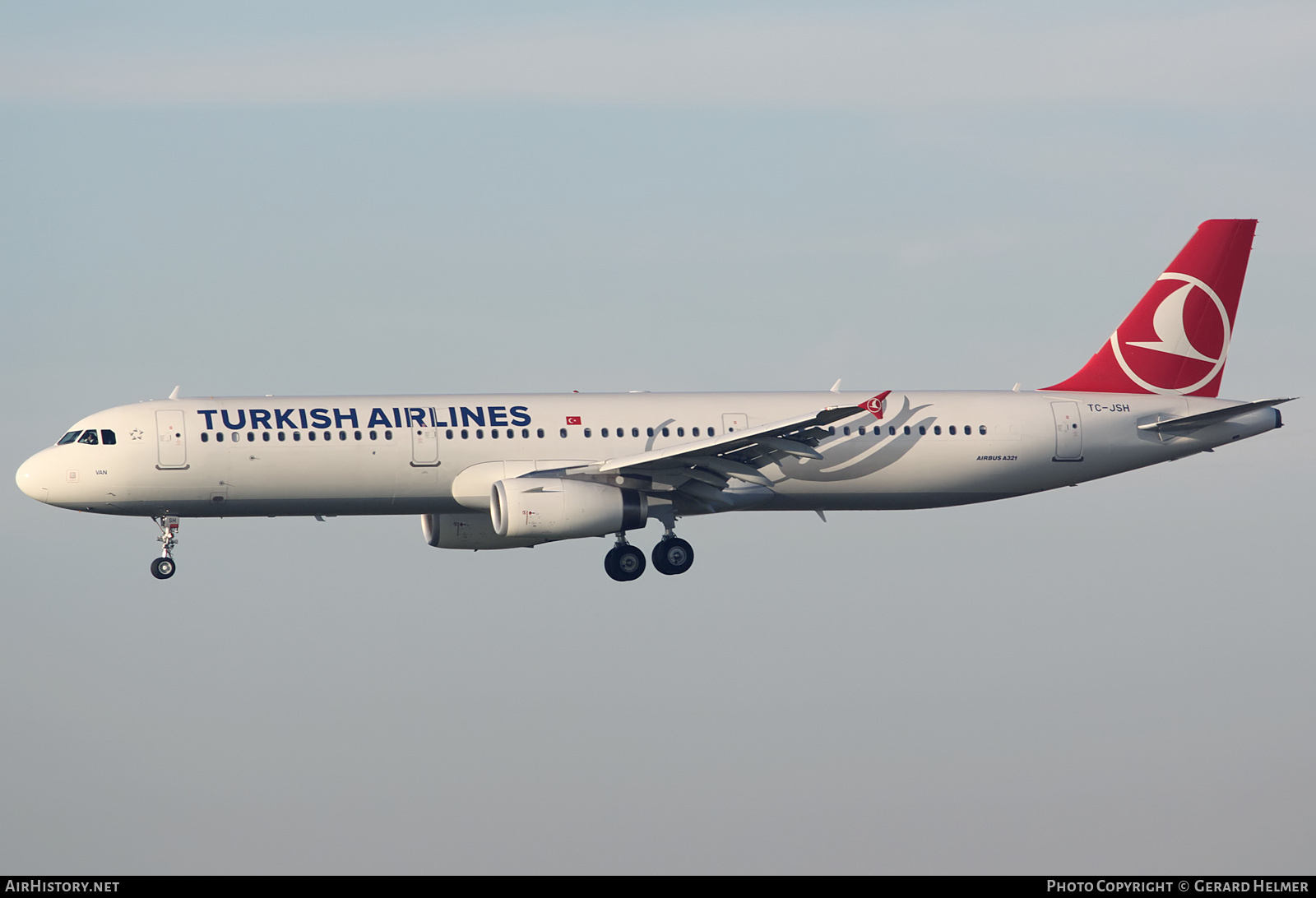 Aircraft Photo of TC-JSH | Airbus A321-231 | Turkish Airlines | AirHistory.net #105064