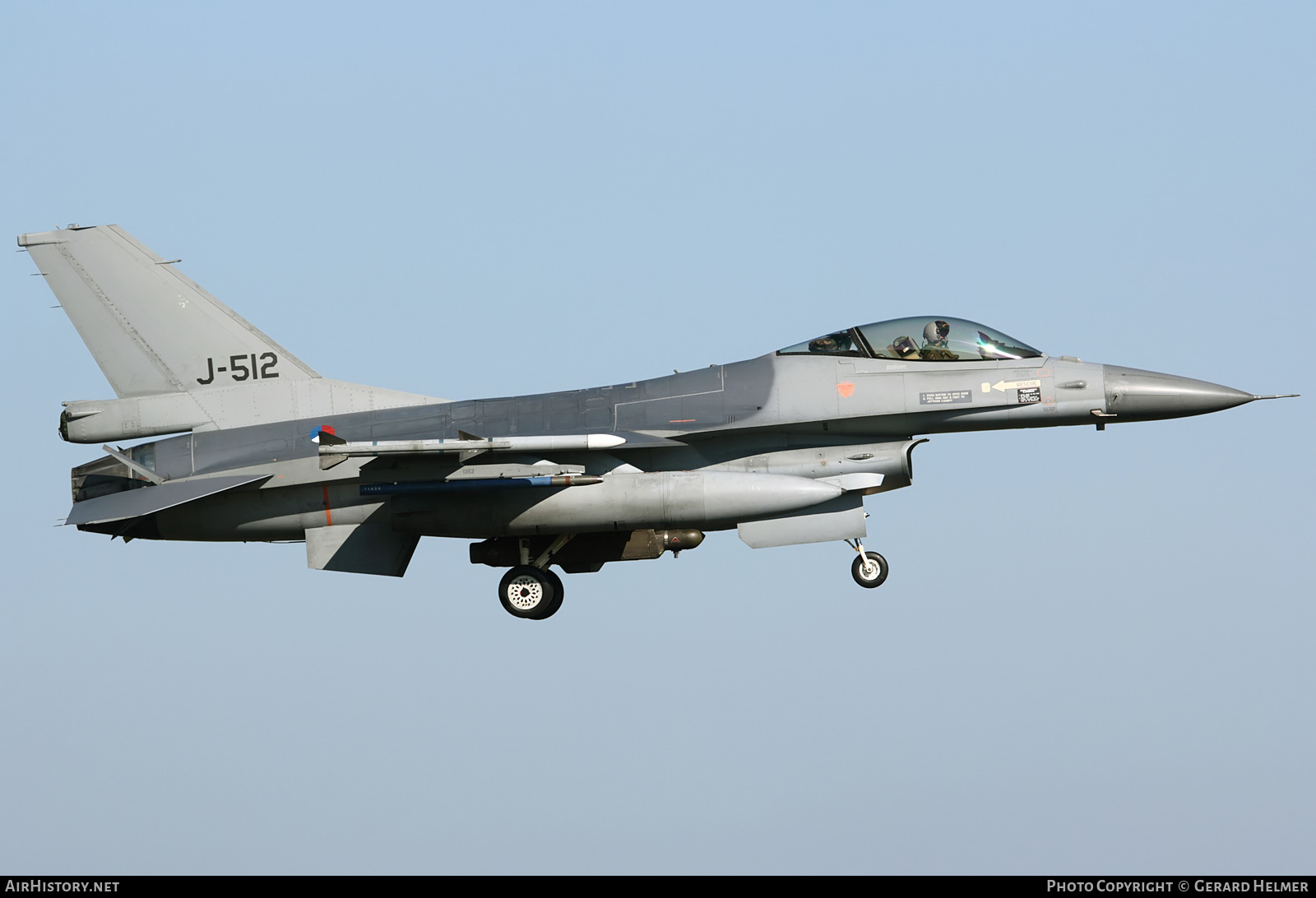 Aircraft Photo of J-512 | General Dynamics F-16AM Fighting Falcon | Netherlands - Air Force | AirHistory.net #105069