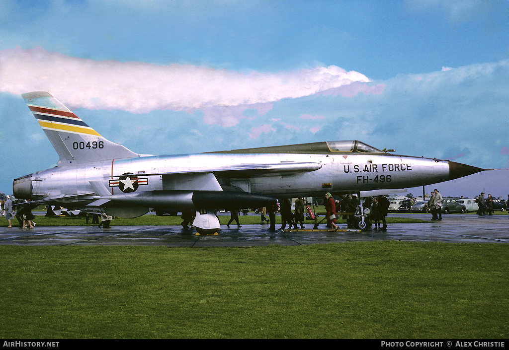 Aircraft Photo of 60-0496 / 00496 | Republic F-105D Thunderchief | USA - Air Force | AirHistory.net #105073