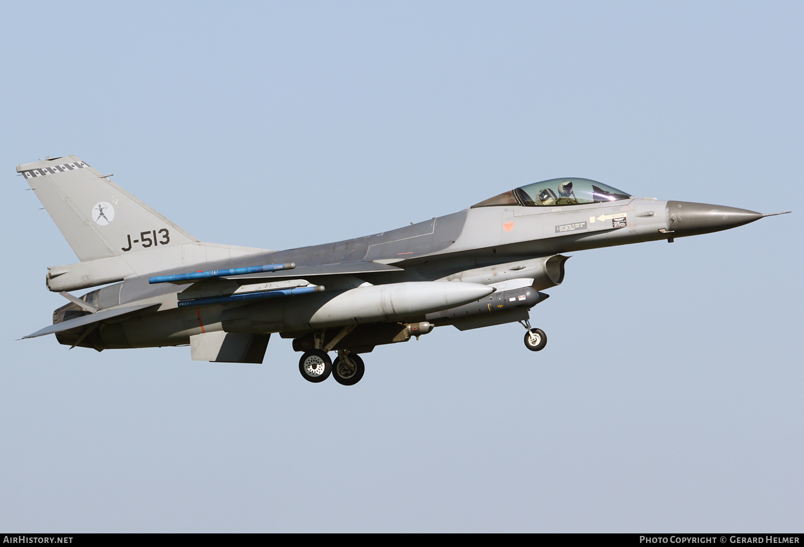 Aircraft Photo of J-513 | General Dynamics F-16AM Fighting Falcon | Netherlands - Air Force | AirHistory.net #105075