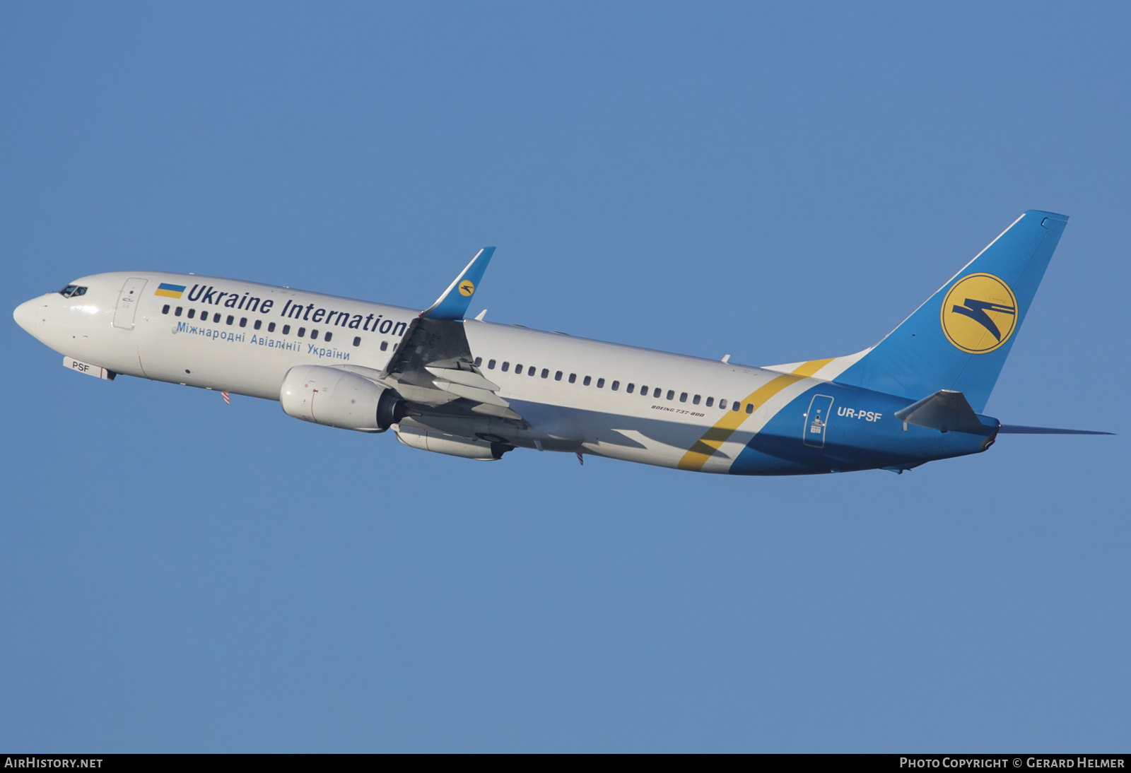 Aircraft Photo of UR-PSF | Boeing 737-84R | Ukraine International Airlines | AirHistory.net #105089