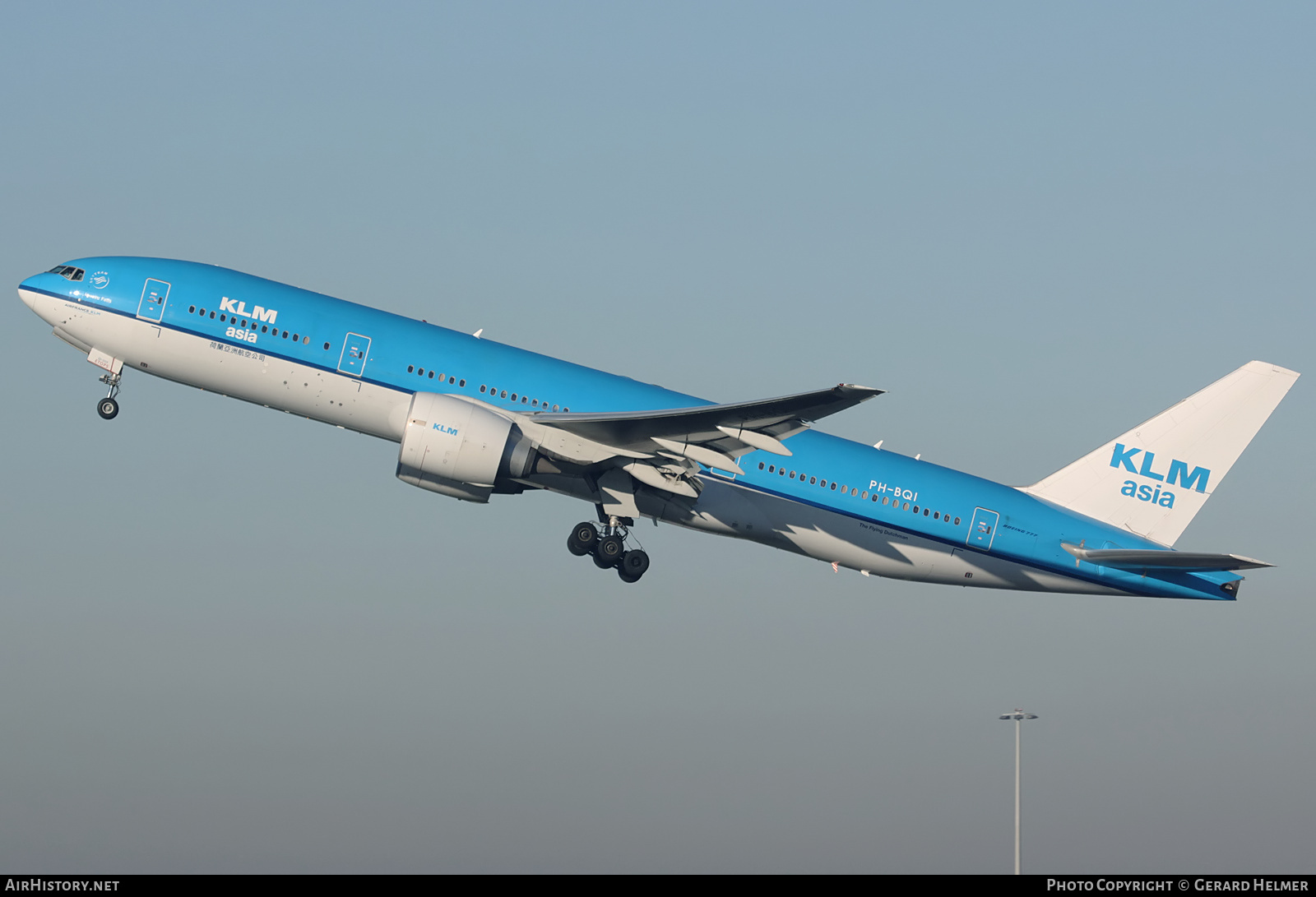 Aircraft Photo of PH-BQI | Boeing 777-206/ER | KLM Asia | AirHistory.net #105099