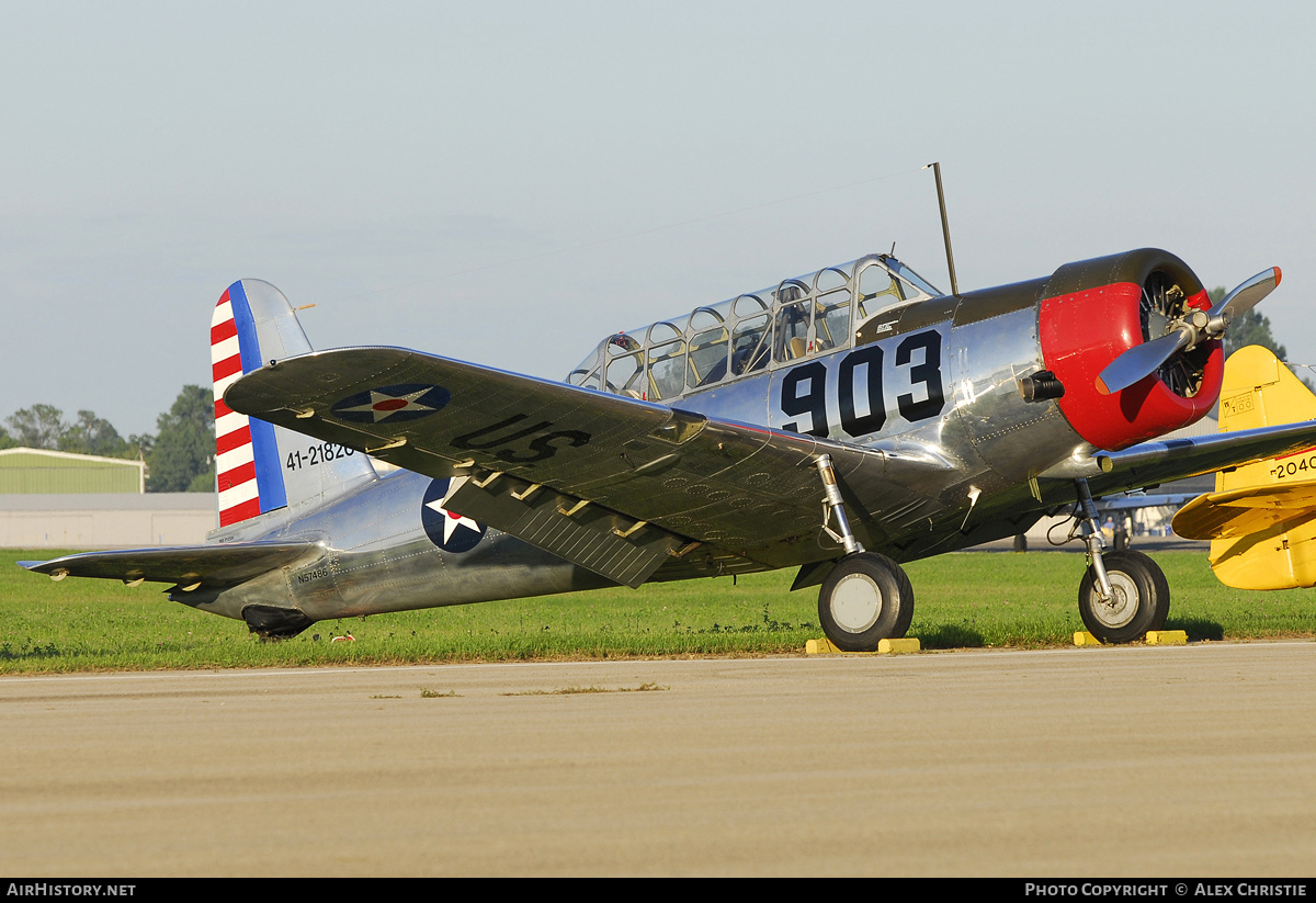 Aircraft Photo of N57486 / 41-21826 | Vultee BT-13A Valiant | USA - Army | AirHistory.net #105132