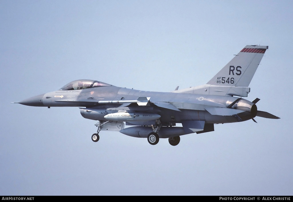 Aircraft Photo of 85-1546 / AF85-546 | General Dynamics F-16C Fighting Falcon | USA - Air Force | AirHistory.net #105143