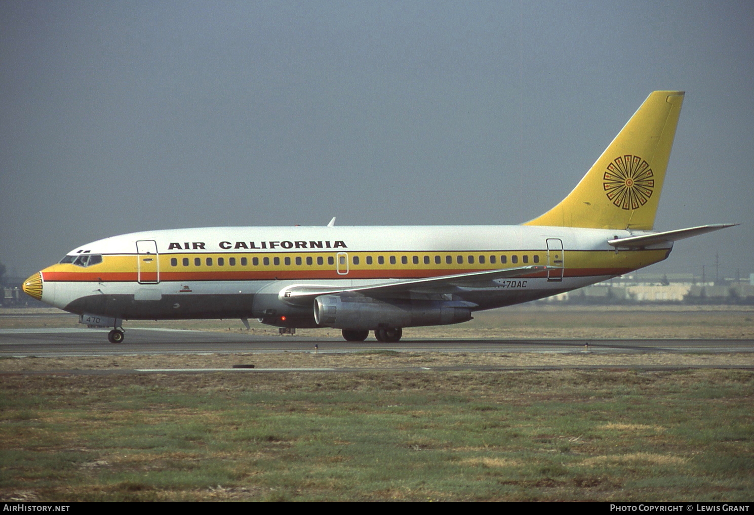 Aircraft Photo of N470AC | Boeing 737-247 | Air California | AirHistory.net #105158
