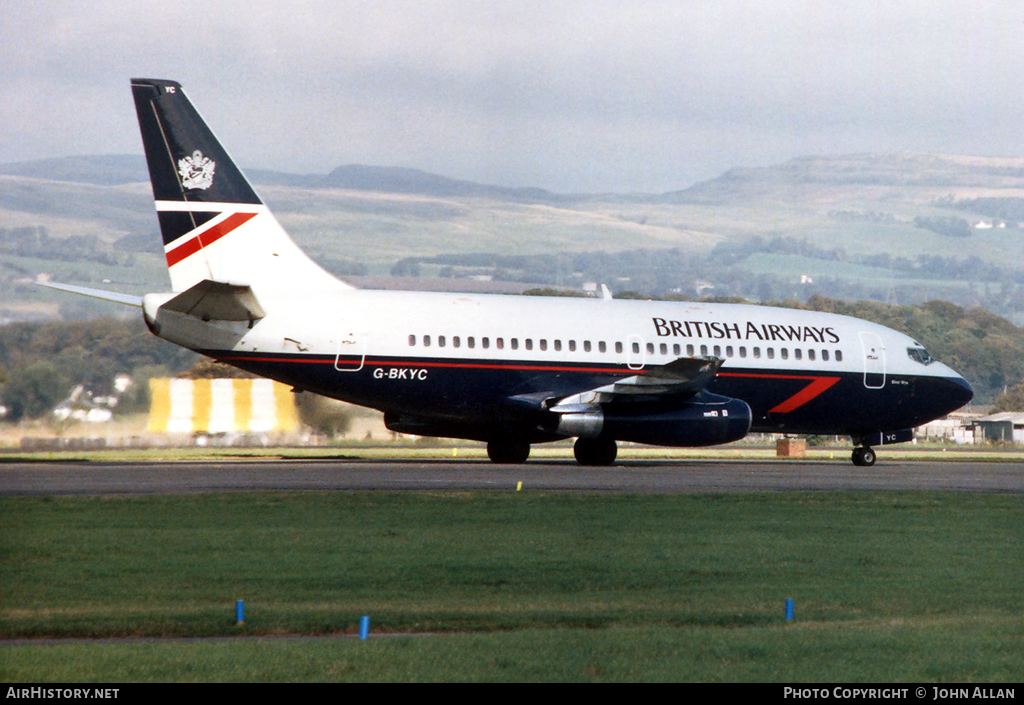 Aircraft Photo of G-BKYC | Boeing 737-236/Adv | British Airways | AirHistory.net #105167