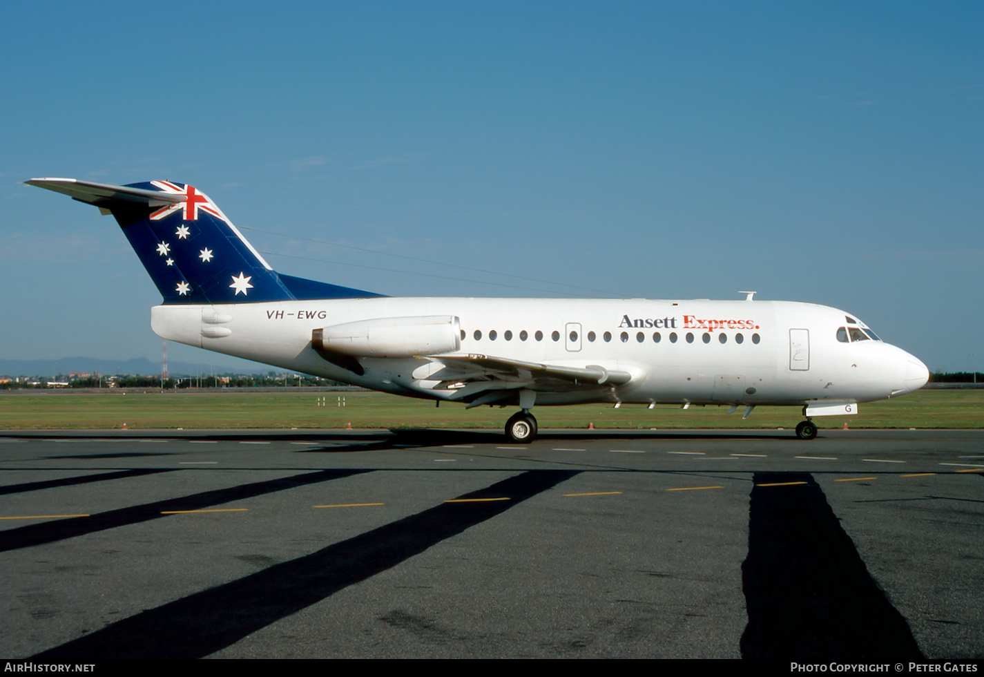 Aircraft Photo of VH-EWG | Fokker F28-3000 Fellowship | Ansett Express | AirHistory.net #105182