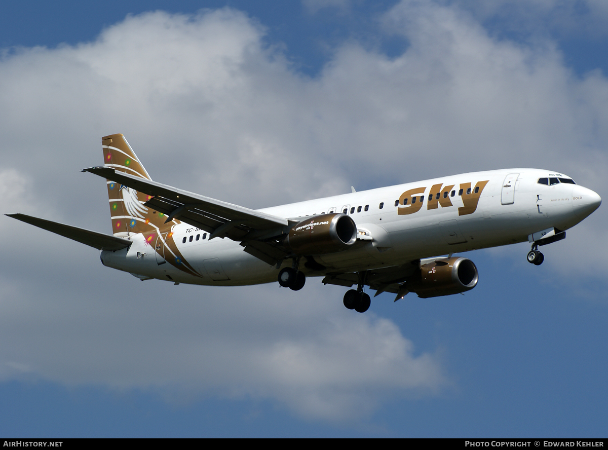 Aircraft Photo of TC-SKG | Boeing 737-4Q8 | Sky Airlines | AirHistory.net #105186