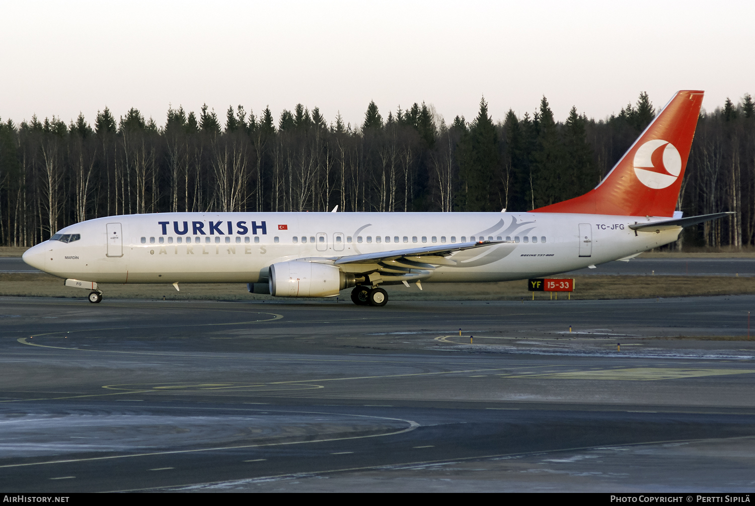 Aircraft Photo of TC-JFG | Boeing 737-8F2 | Turkish Airlines | AirHistory.net #105197