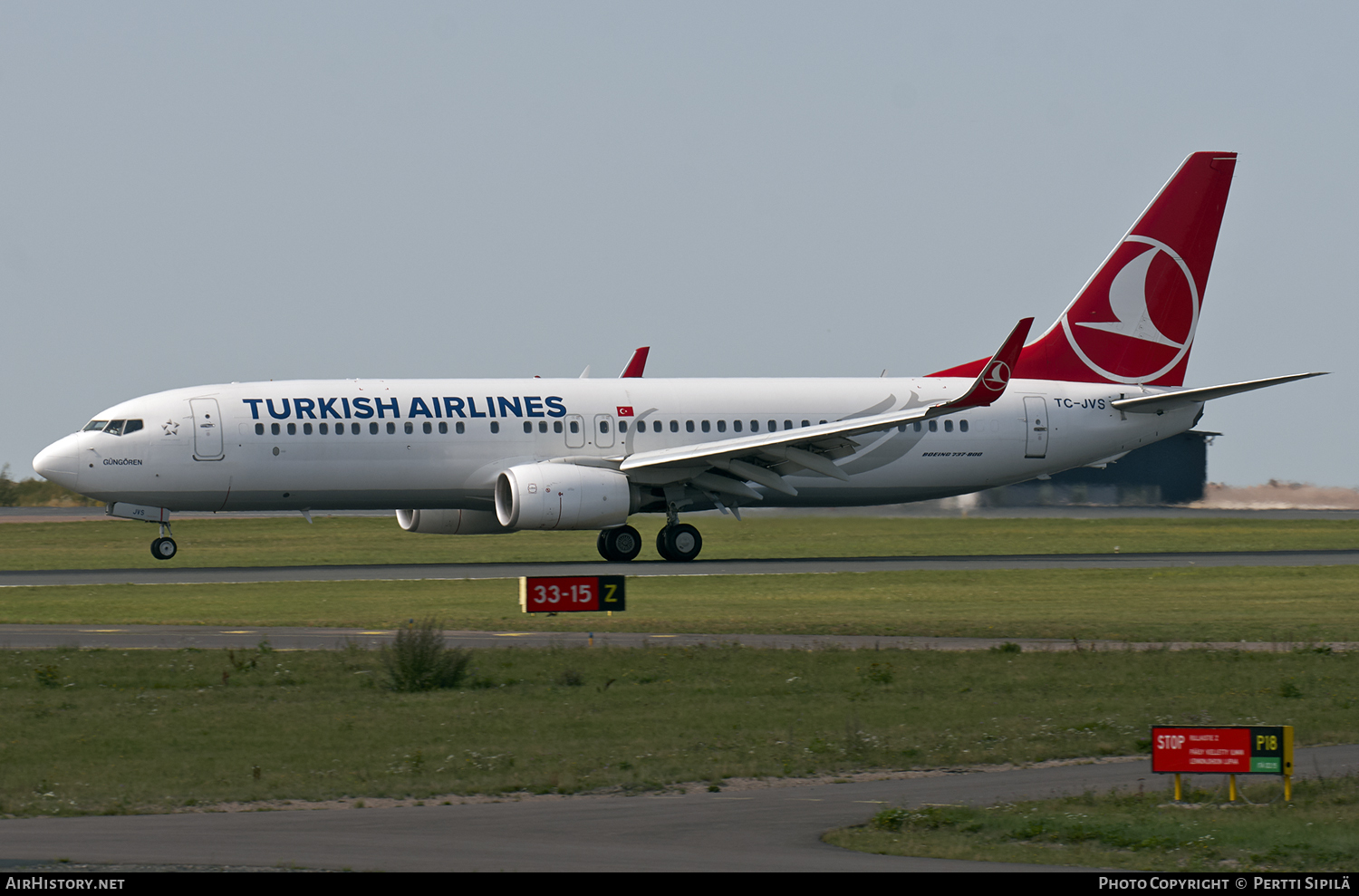 Aircraft Photo of TC-JVS | Boeing 737-8F2 | Turkish Airlines | AirHistory.net #105238