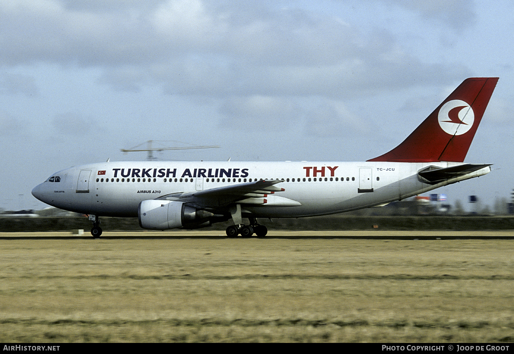 Aircraft Photo of TC-JCU | Airbus A310-203 | THY Türk Hava Yolları - Turkish Airlines | AirHistory.net #105256
