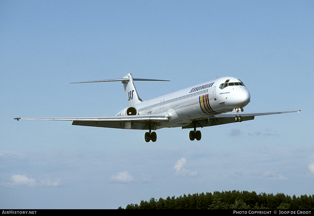 Aircraft Photo of SE-DMZ | McDonnell Douglas MD-81 (DC-9-81) | Scandinavian Airlines - SAS | AirHistory.net #105258