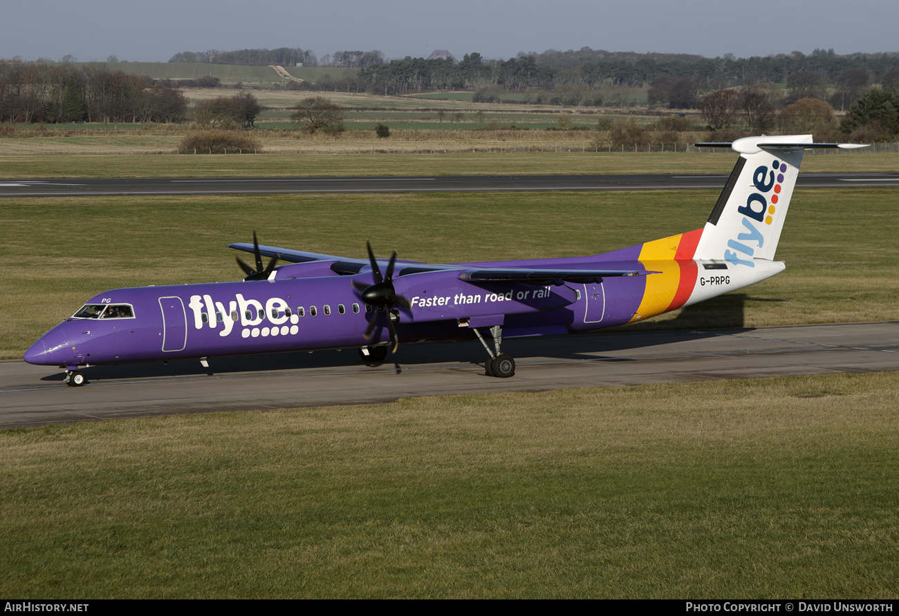 Aircraft Photo of G-PRPG | Bombardier DHC-8-402 Dash 8 | Flybe | AirHistory.net #105269