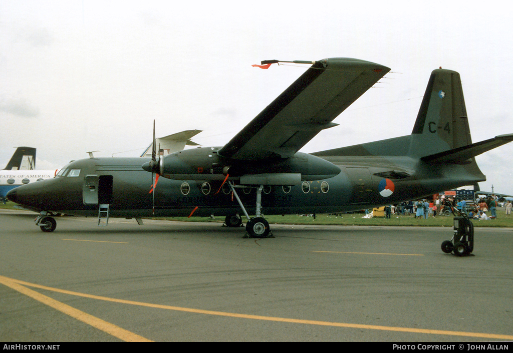 Aircraft Photo of C-4 | Fokker F27-300M Troopship | Netherlands - Air Force | AirHistory.net #105289