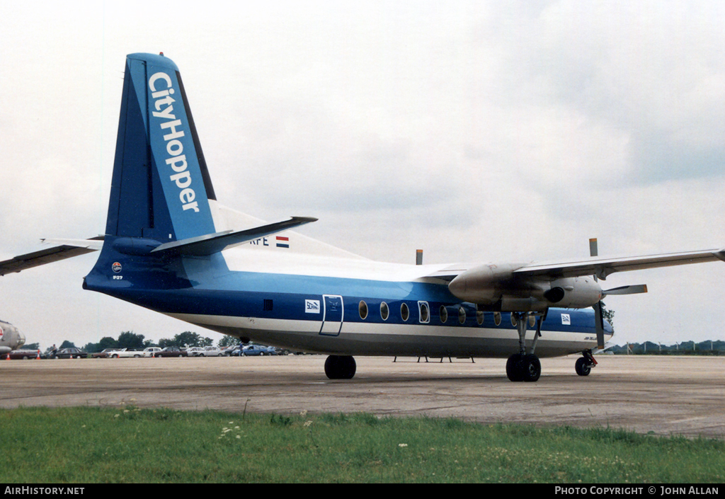 Aircraft Photo of PH-KFE | Fokker F27-500 Friendship | NLM Cityhopper | AirHistory.net #105290