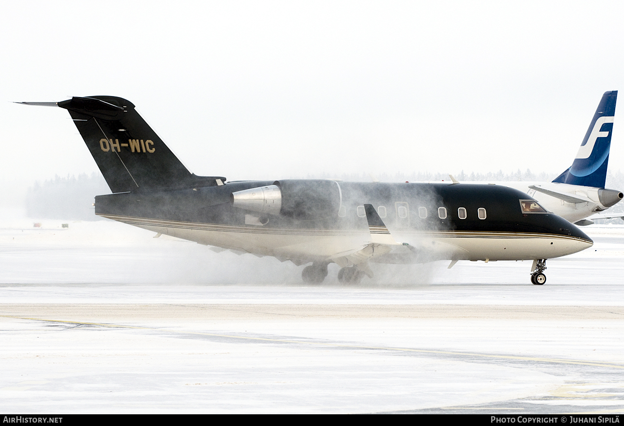 Aircraft Photo of OH-WIC | Bombardier Challenger 604 (CL-600-2B16) | AirHistory.net #105293