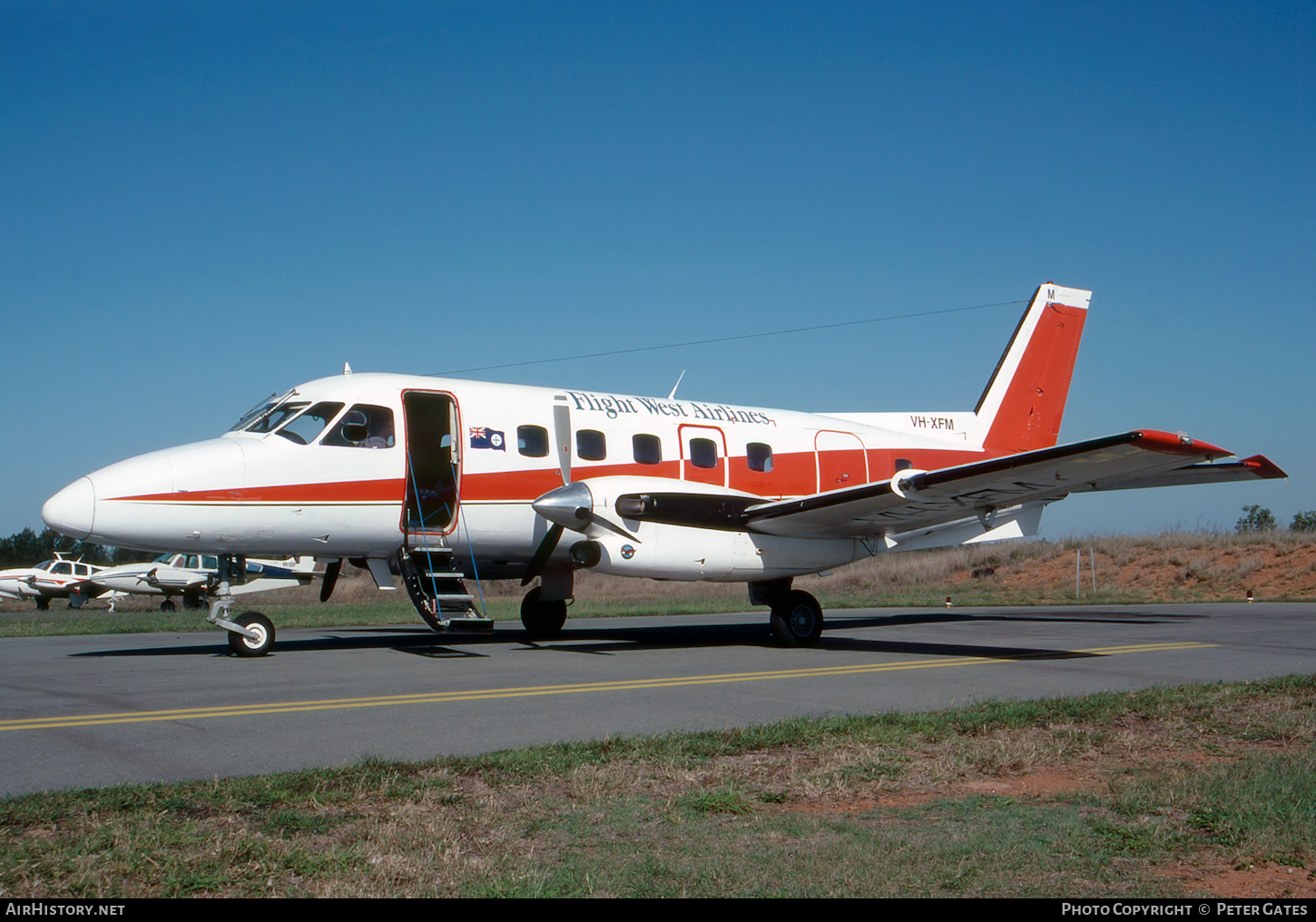 Aircraft Photo of VH-XFM | Embraer EMB-110P2 Bandeirante | Flight West Airlines | AirHistory.net #105310