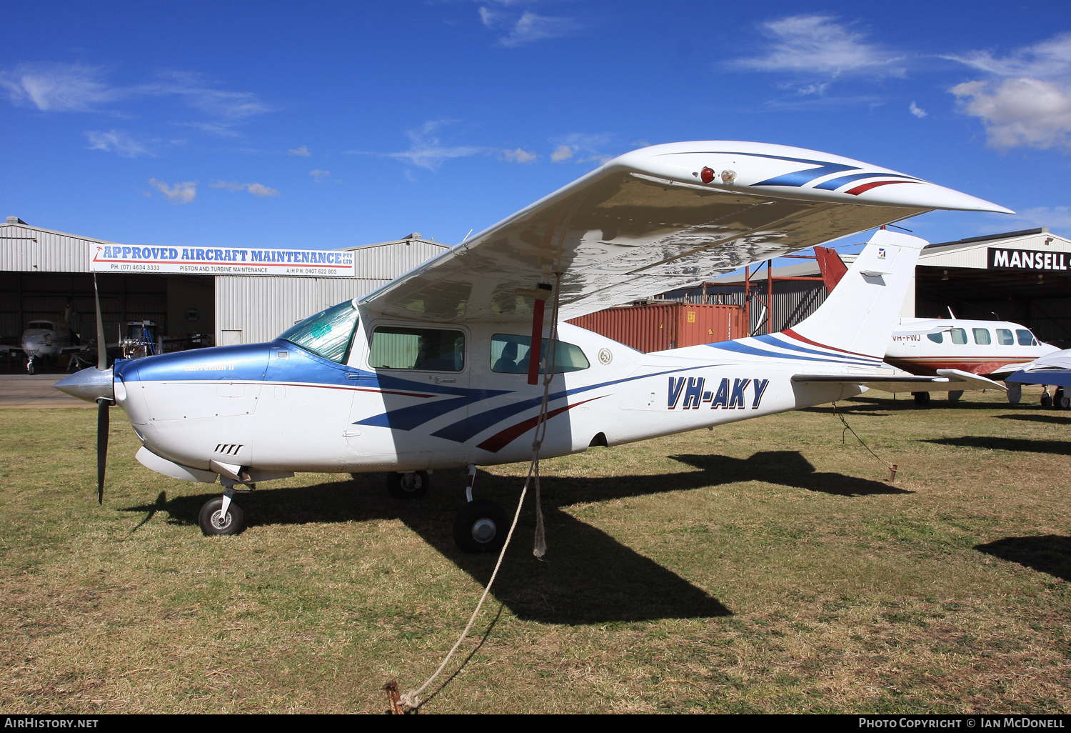 Aircraft Photo of VH-AKY | Cessna T210N Turbo Centurion | AirHistory.net #105313