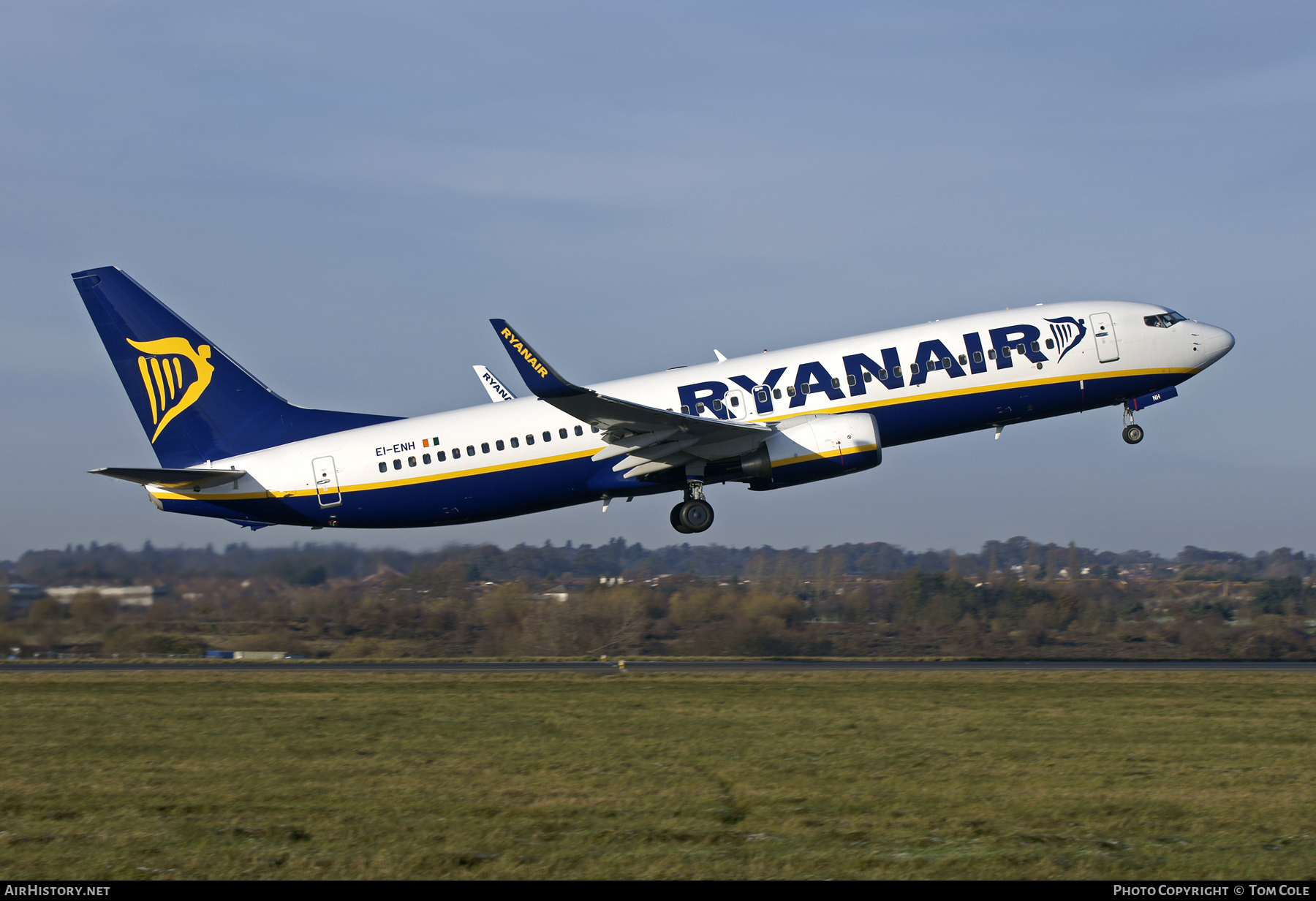 Aircraft Photo of EI-ENH | Boeing 737-8AS | Ryanair | AirHistory.net #105329