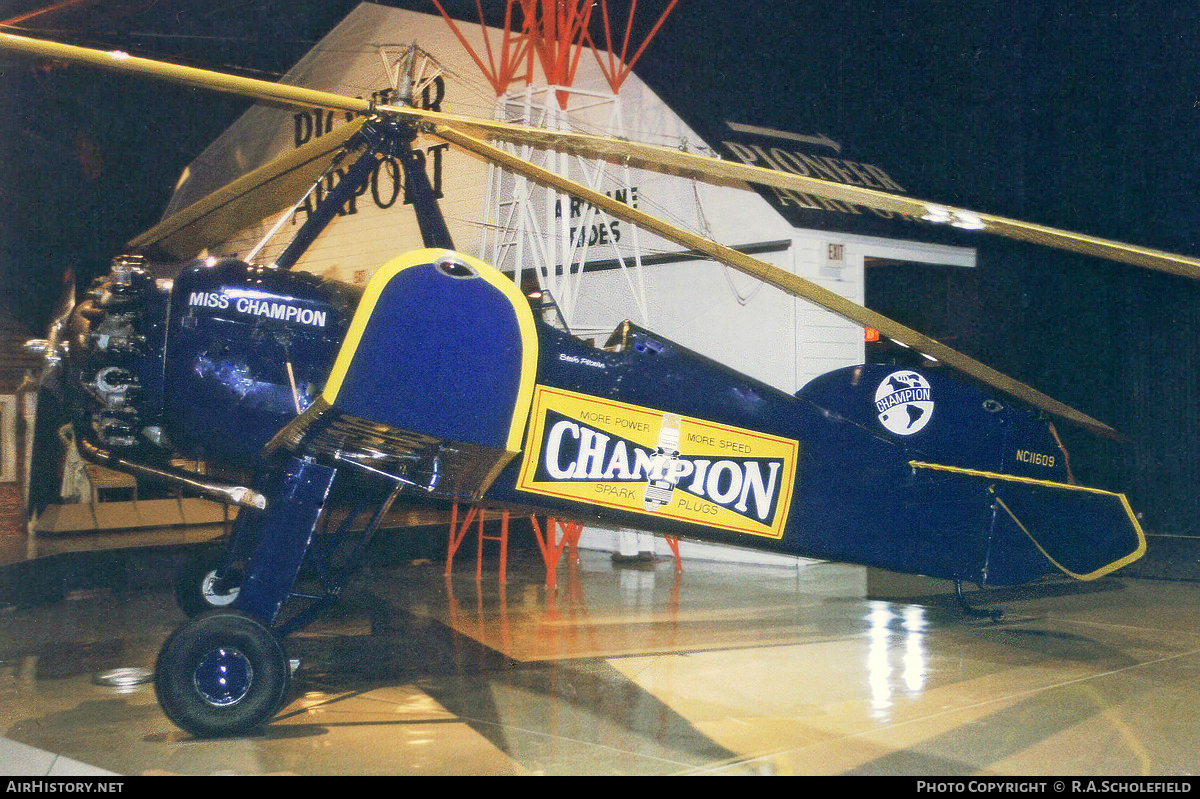Aircraft Photo of N11609 / NC11609 | Pitcairn PCA-2 | Champion Co. | AirHistory.net #105354