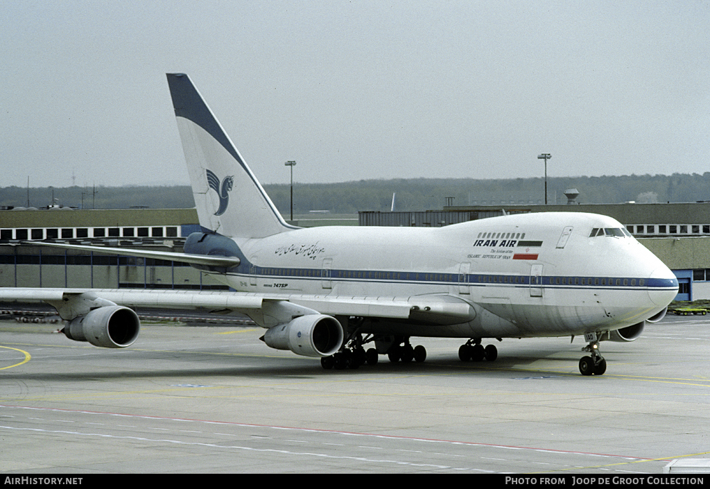 Aircraft Photo of EP-IAD | Boeing 747SP-86 | Iran Air | AirHistory.net #105357