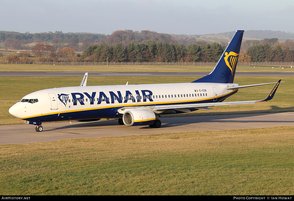 Aircraft Photo of EI-EGB | Boeing 737-8AS | Ryanair | AirHistory.net #105407