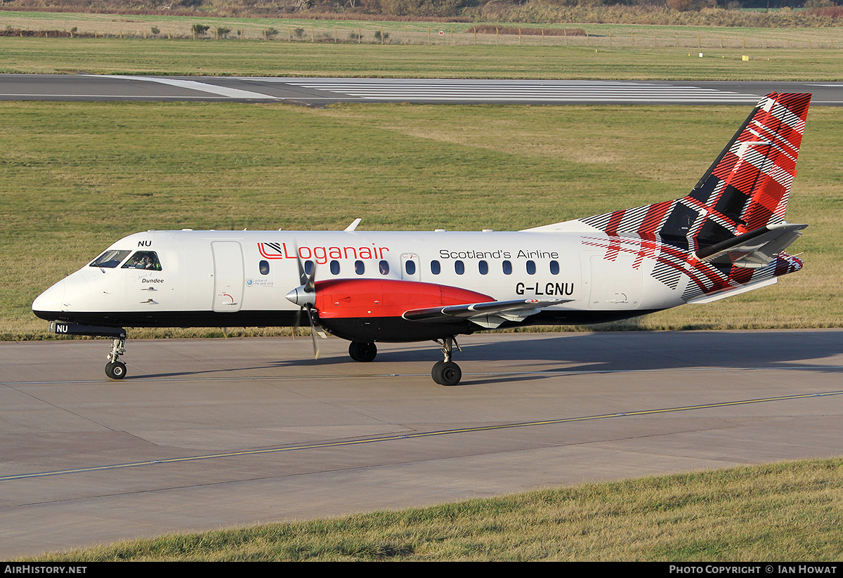 Aircraft Photo of G-LGNU | Saab 340B | Loganair | AirHistory.net #105412