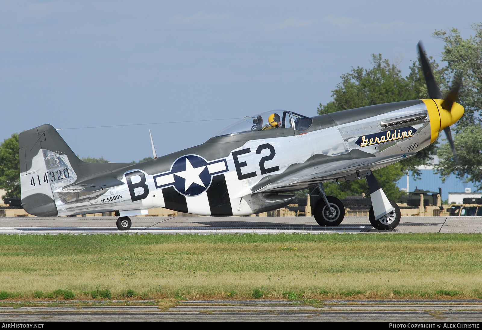 Aircraft Photo of N5500S / NL5500S / 414320 | North American P-51D Mustang | USA - Air Force | AirHistory.net #105440
