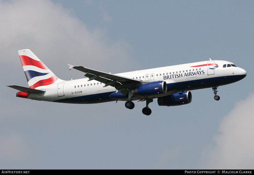 Aircraft Photo of G-EUUM | Airbus A320-232 | British Airways | AirHistory.net #105452