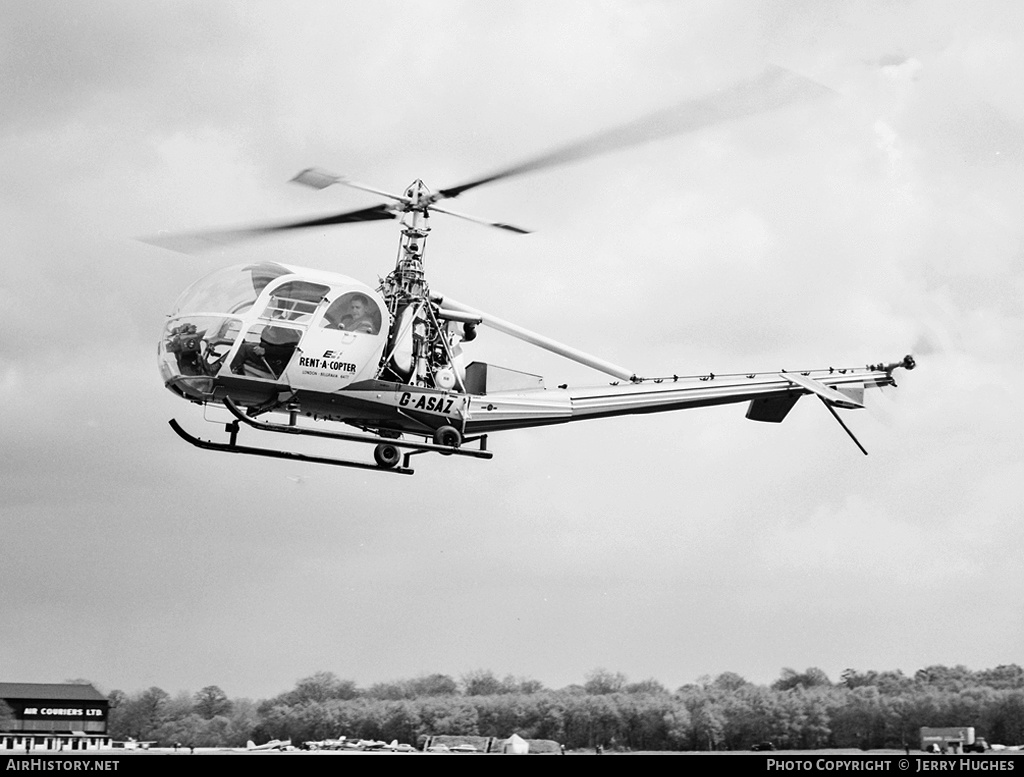 Aircraft Photo of G-ASAZ | Hiller UH-12E4 | Rent-A-Copter | AirHistory.net #105454