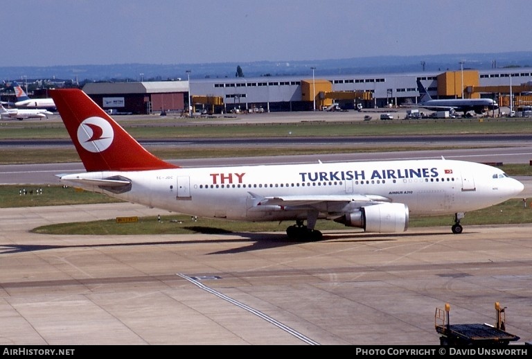 Aircraft Photo of TC-JDC | Airbus A310-304 | THY Türk Hava Yolları - Turkish Airlines | AirHistory.net #105457