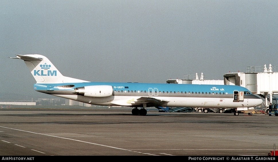 Aircraft Photo of G-UKFI | Fokker 100 (F28-0100) | KLM UK | AirHistory.net #105475