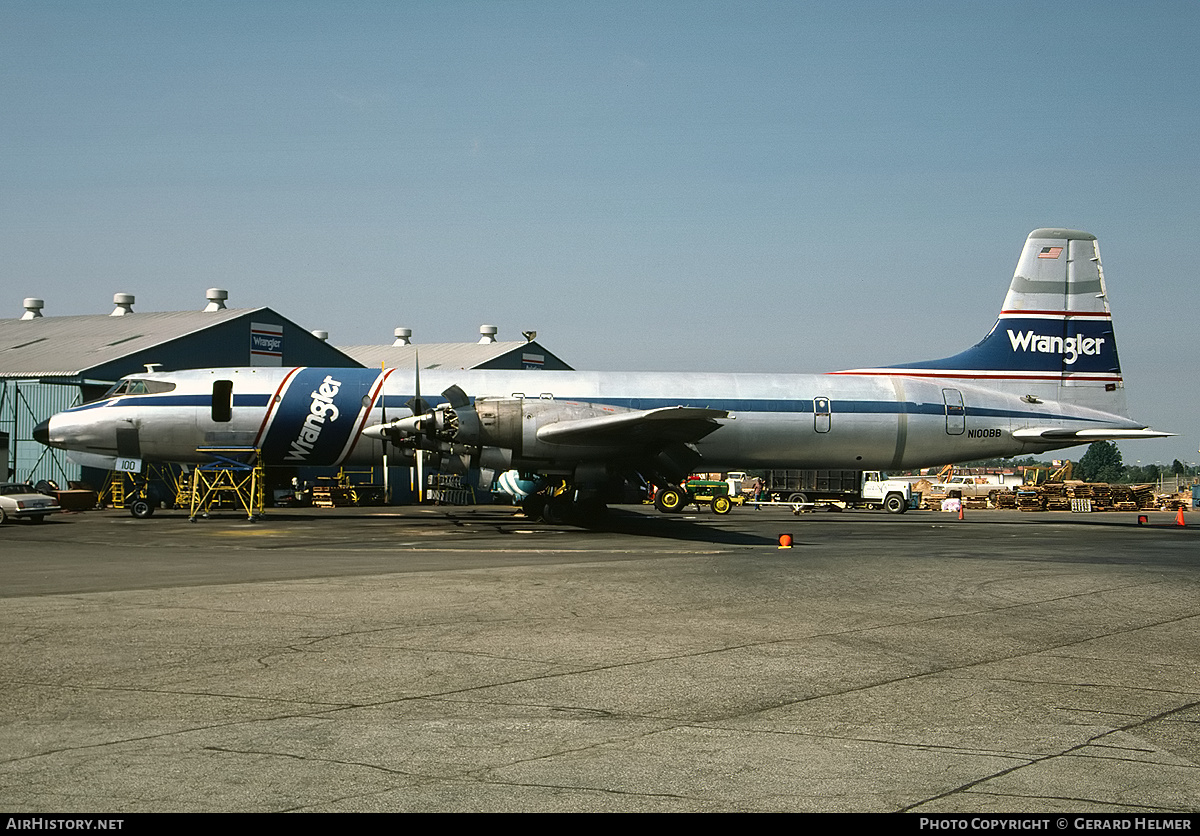 Aircraft Photo of N100BB | Canadair CL-44D4-6 | Wrangler Aviation | AirHistory.net #105497