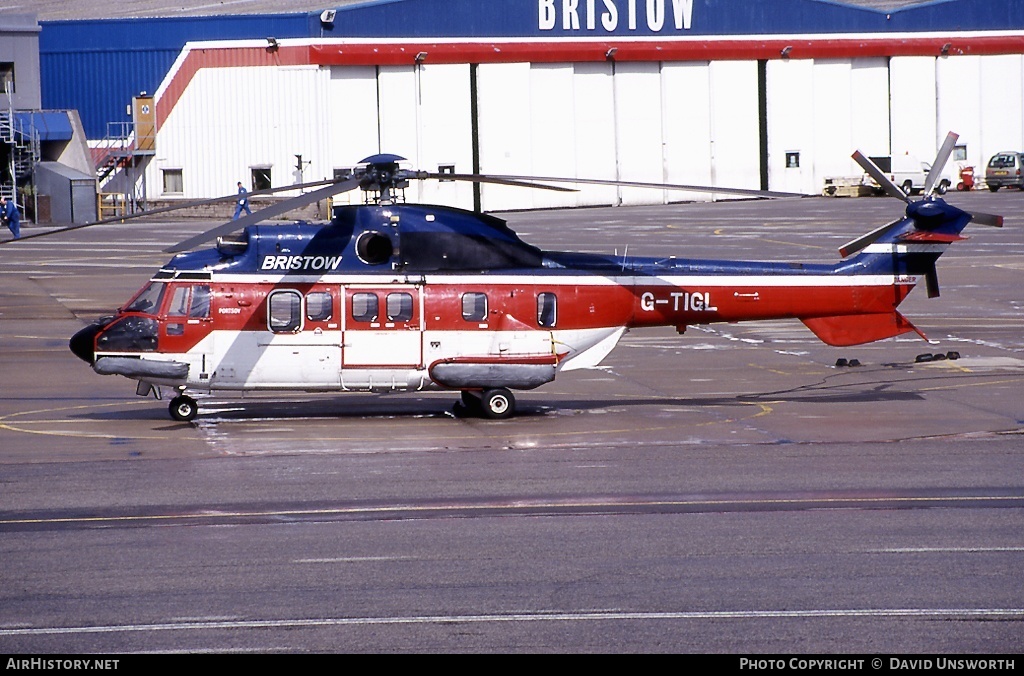 Aircraft Photo of G-TIGL | Aerospatiale AS-332L1 Super Puma | Bristow Helicopters | AirHistory.net #105500
