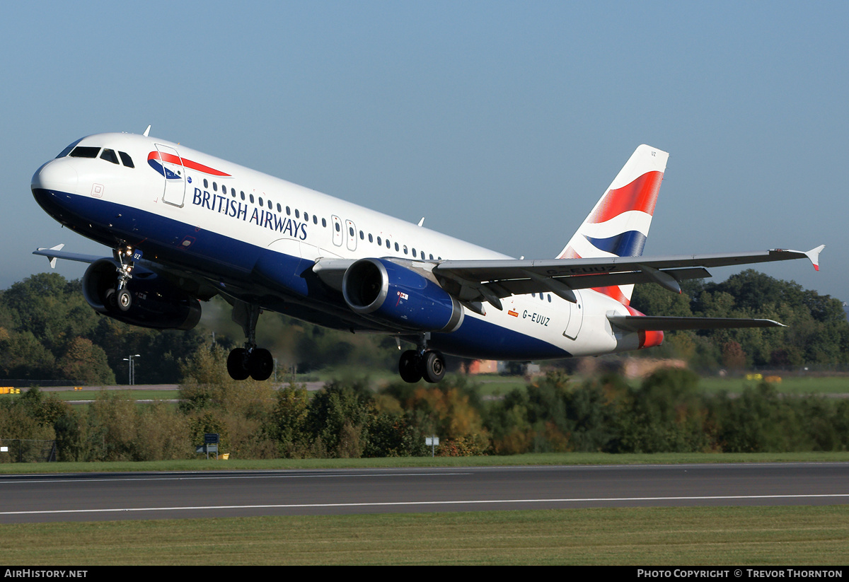 Aircraft Photo of G-EUUZ | Airbus A320-232 | British Airways | AirHistory.net #105503