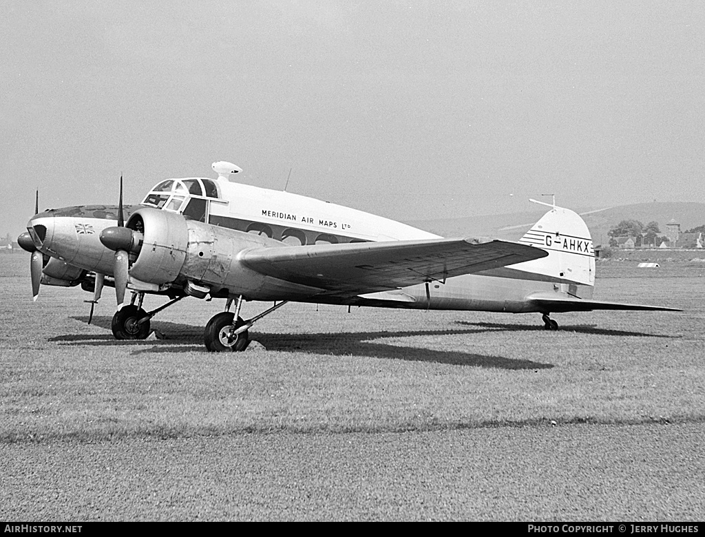 Aircraft Photo of G-AHKX | Avro 652A Nineteen Srs.2 | Meridian Air Maps | AirHistory.net #105504