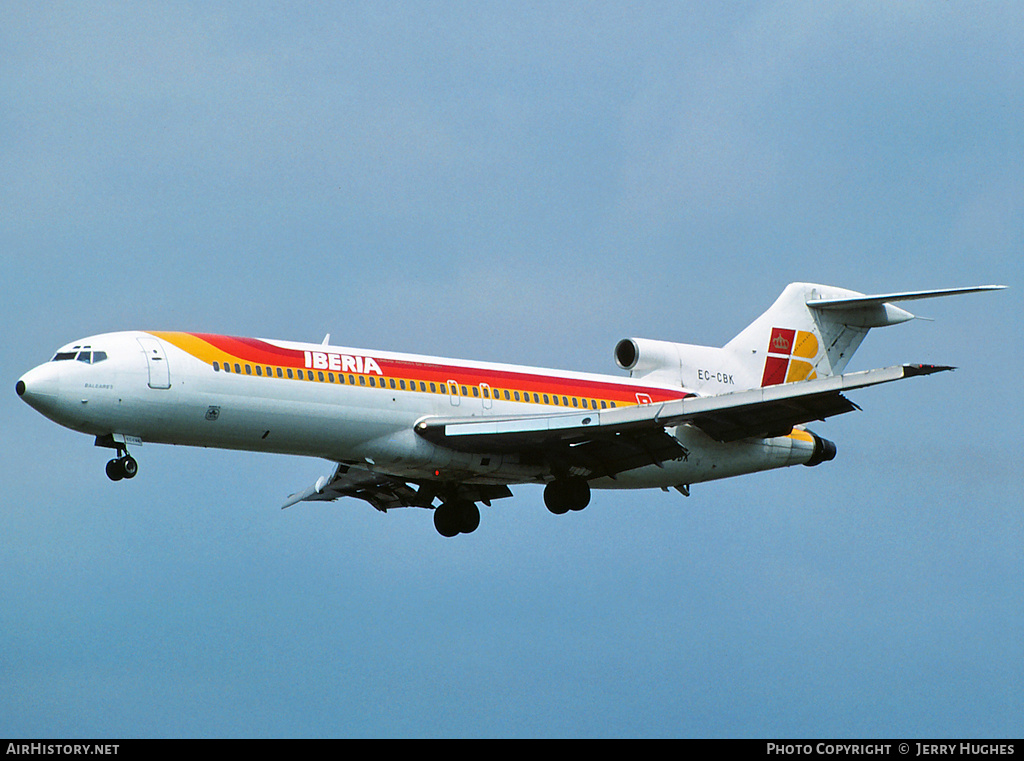 Aircraft Photo of EC-CBK | Boeing 727-256/Adv | Iberia | AirHistory.net #105506