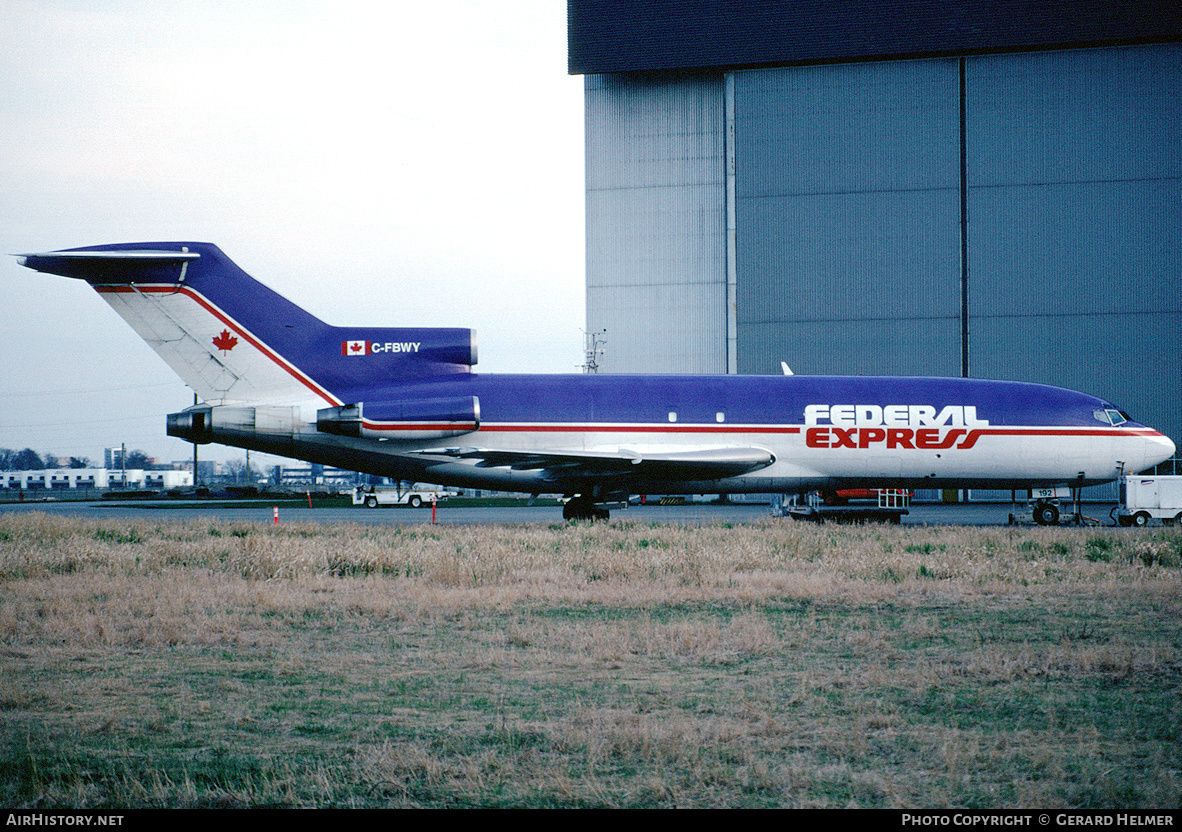 Aircraft Photo of C-FBWY | Boeing 727-22(F) | Federal Express | AirHistory.net #105513