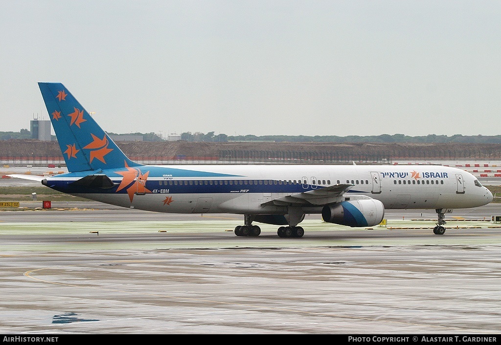 Aircraft Photo of 4X-EBM | Boeing 757-258 | Israir | AirHistory.net #105519