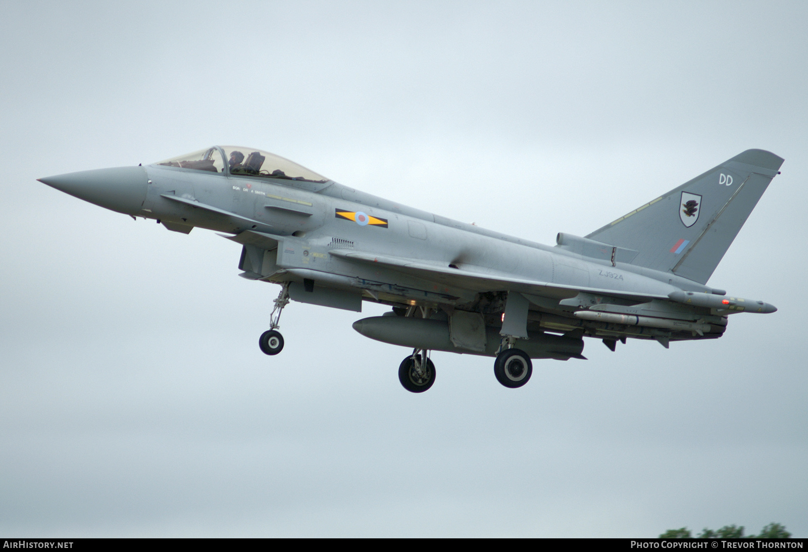 Aircraft Photo of ZJ924 | Eurofighter EF-2000 Typhoon F2 | UK - Air Force | AirHistory.net #105530