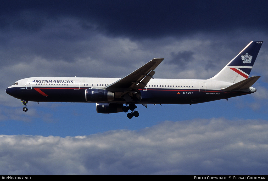Aircraft Photo of G-BNWB | Boeing 767-336/ER | British Airways | AirHistory.net #105536