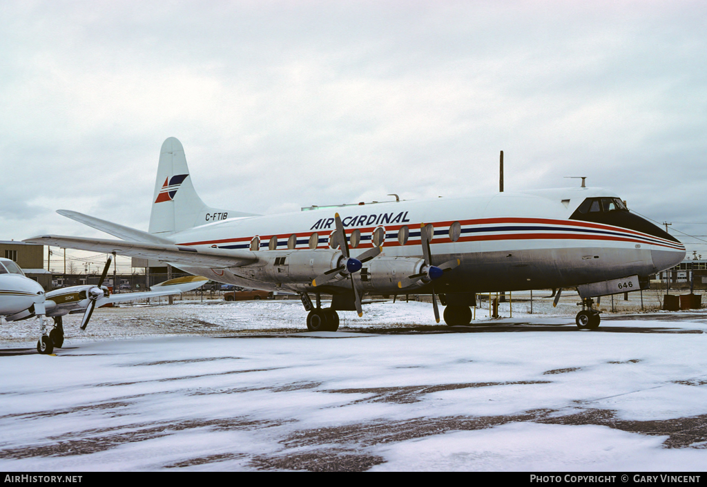 Aircraft Photo of C-FTIB | Vickers 757 Viscount | Air Cardinal | AirHistory.net #105548
