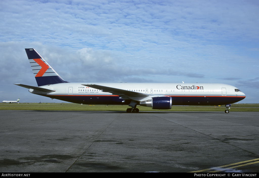 Aircraft Photo of C-FCAF | Boeing 767-375/ER | Canadian Airlines | AirHistory.net #105554