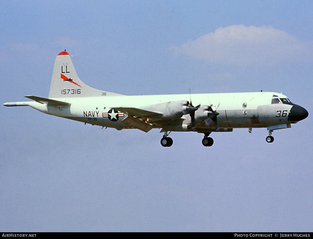 Aircraft Photo of 157316 | Lockheed P-3C Orion | USA - Navy | AirHistory.net #105558