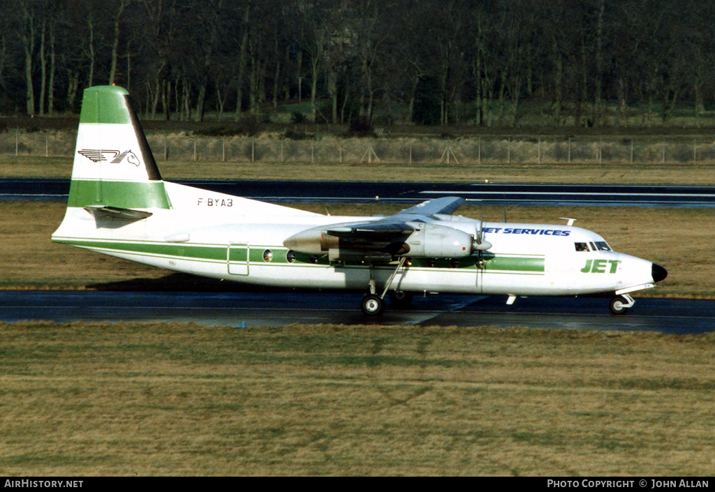 Aircraft Photo of F-BYAB | Fokker F27-600 Friendship | Air Jet | AirHistory.net #105575