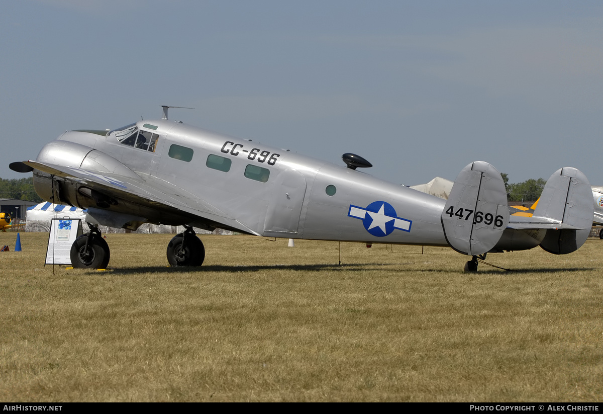 Aircraft Photo of N7381C / 447696 | Beech C18S | USA - Air Force | AirHistory.net #105588