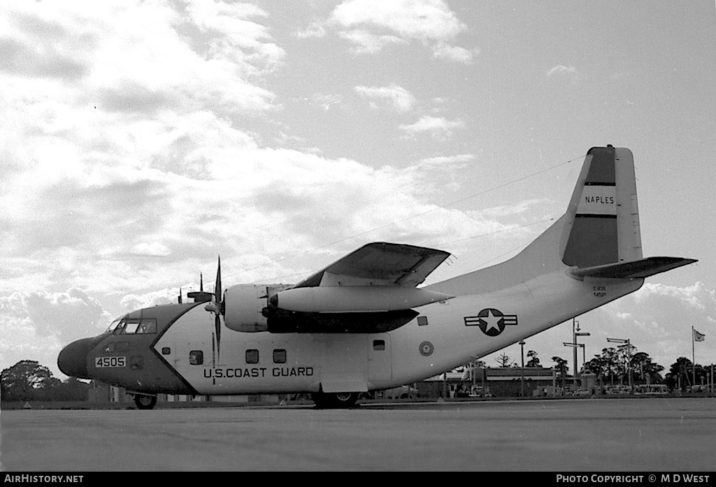 Aircraft Photo of 4505 | Fairchild HC-123B Provider | USA - Coast Guard | AirHistory.net #105595
