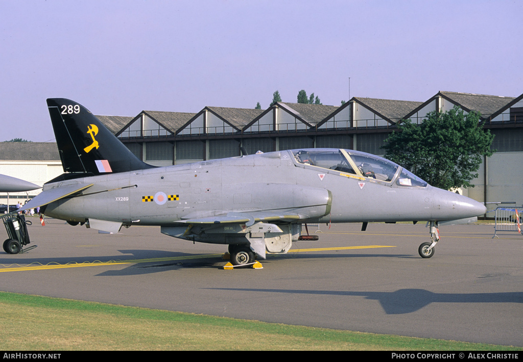 Aircraft Photo of XX289 | British Aerospace Hawk T.1A | UK - Air Force | AirHistory.net #105601