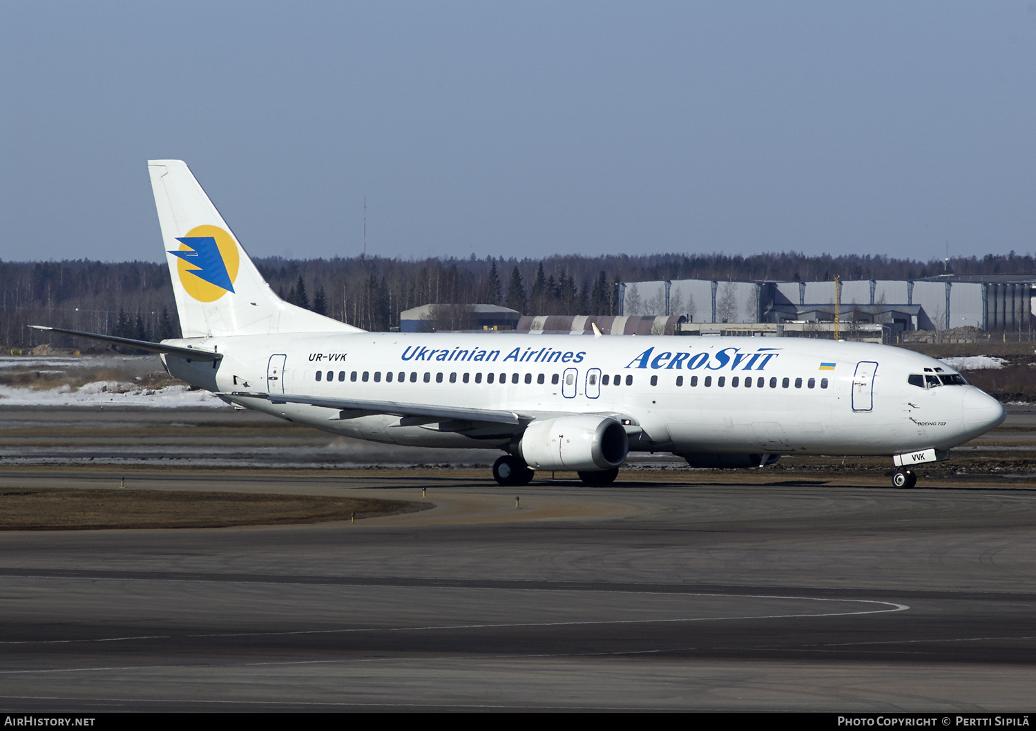 Aircraft Photo of UR-VVK | Boeing 737-4Q8 | AeroSvit Ukrainian Airlines | AirHistory.net #105608