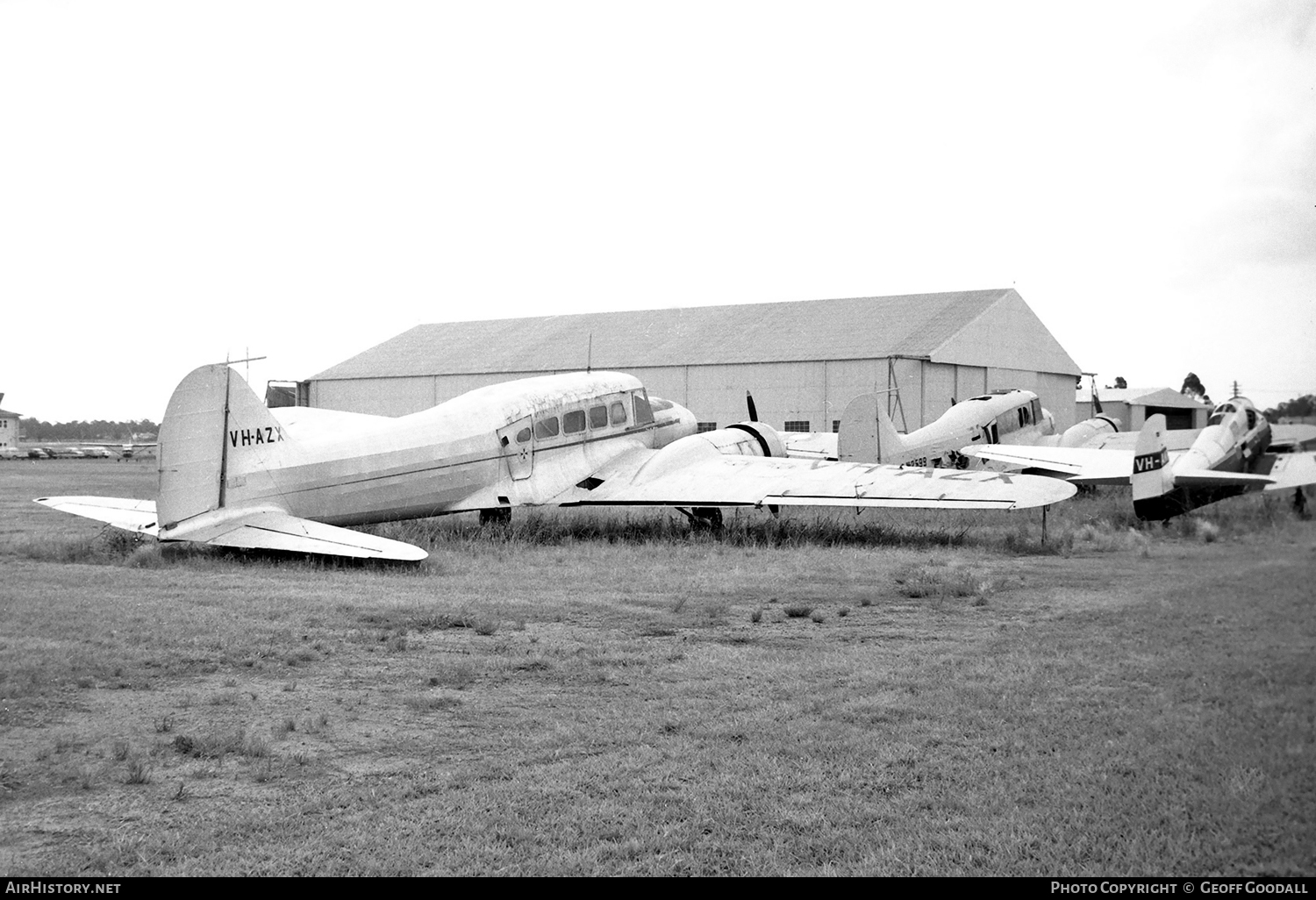 Aircraft Photo of VH-AZX | Avro 652A Anson I | Marshall Airways | AirHistory.net #105672